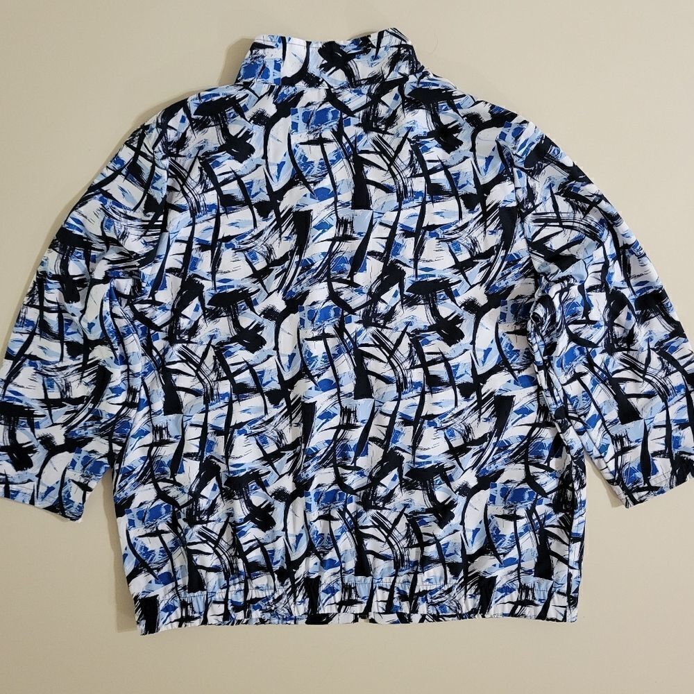 Christopher & Banks Lightweight Abstract Print Jacket - Picture 12 of 12